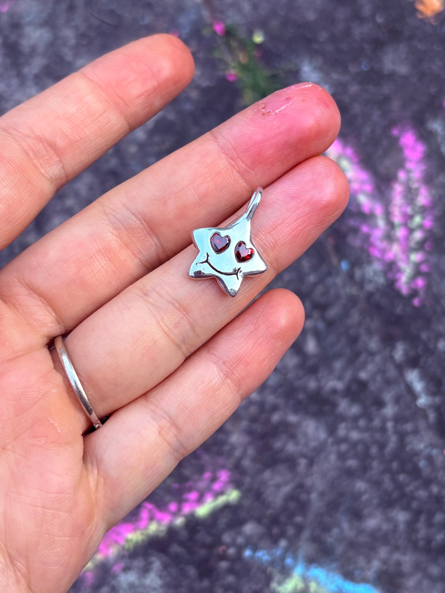 Lovestruck Heart Star (silver)