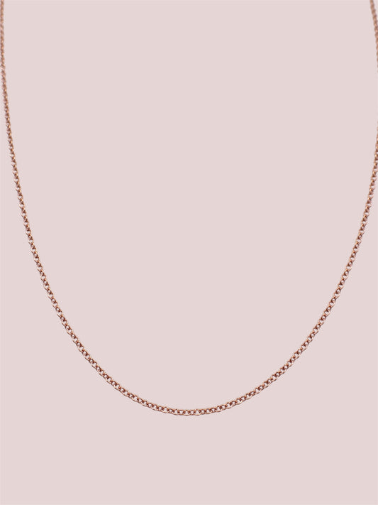 Rose Gold-filled Fine Cable Chain 16’’
