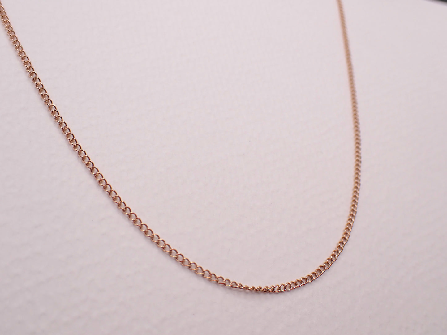 Rose Gold-filled Curb Chain