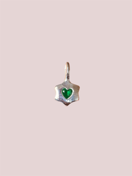 Emerald Clover charm