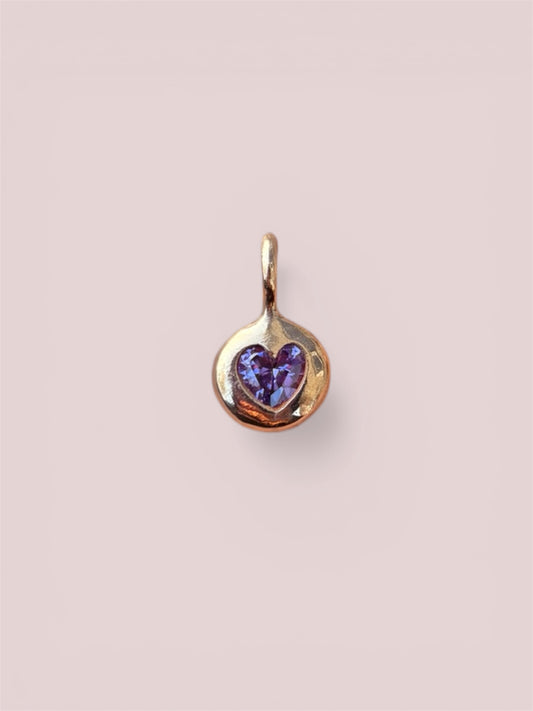 Bubble Heart (gold bronze)