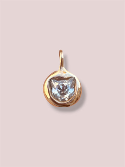 Meow Meow charm (gold bronze)