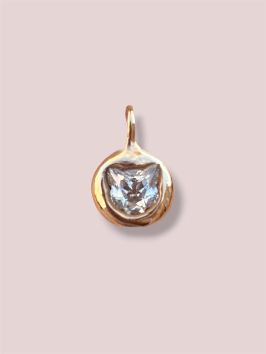 Meow Meow charm (gold bronze)