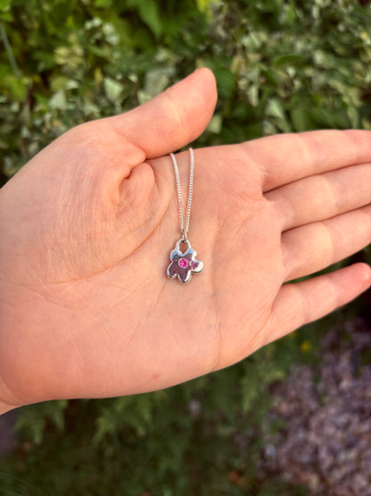 Imperfect Flower (fire pink)