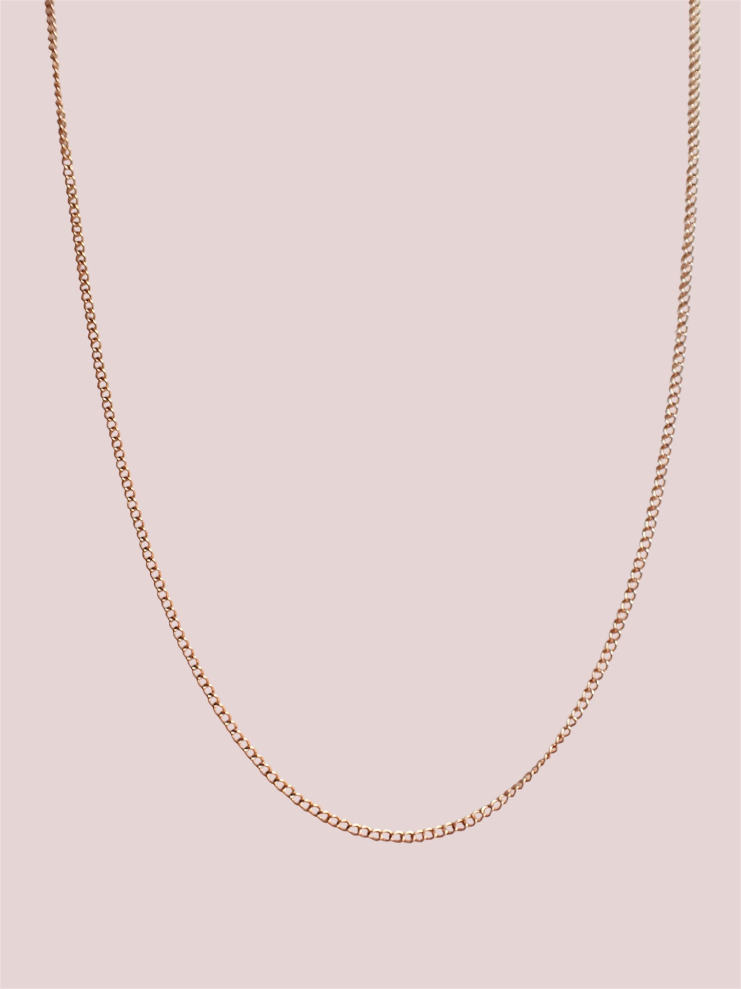 Rose Gold-filled Curb Chain