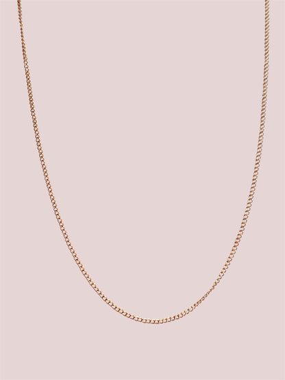 Rose Gold-filled Curb Chain