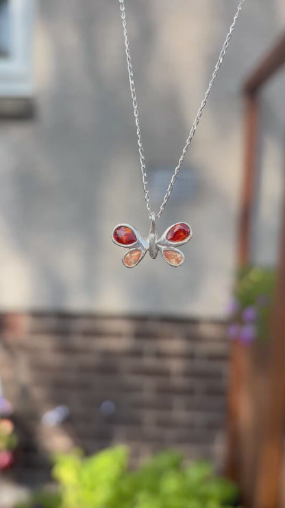 Bubble Butterfly pendant
