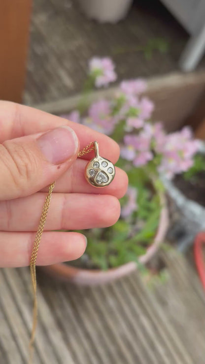 Dog Paw charm (made-to-order)