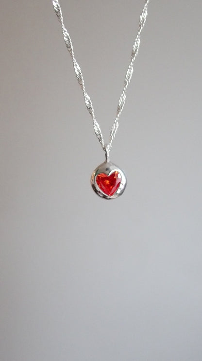 Bubble Heart pendant