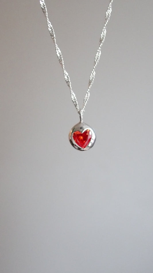 Bubble Heart pendant