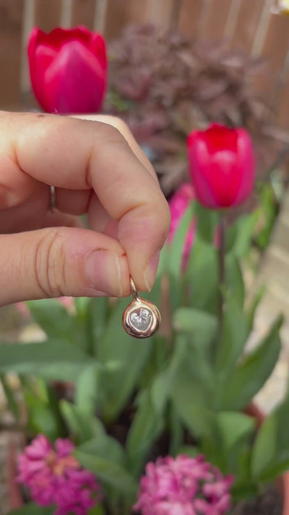 Bubble Heart (ruby bronze)