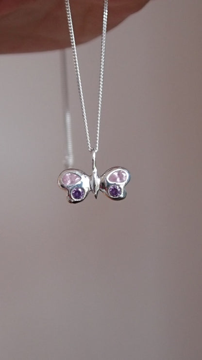 Petalwing Butterfly (pink, purple)