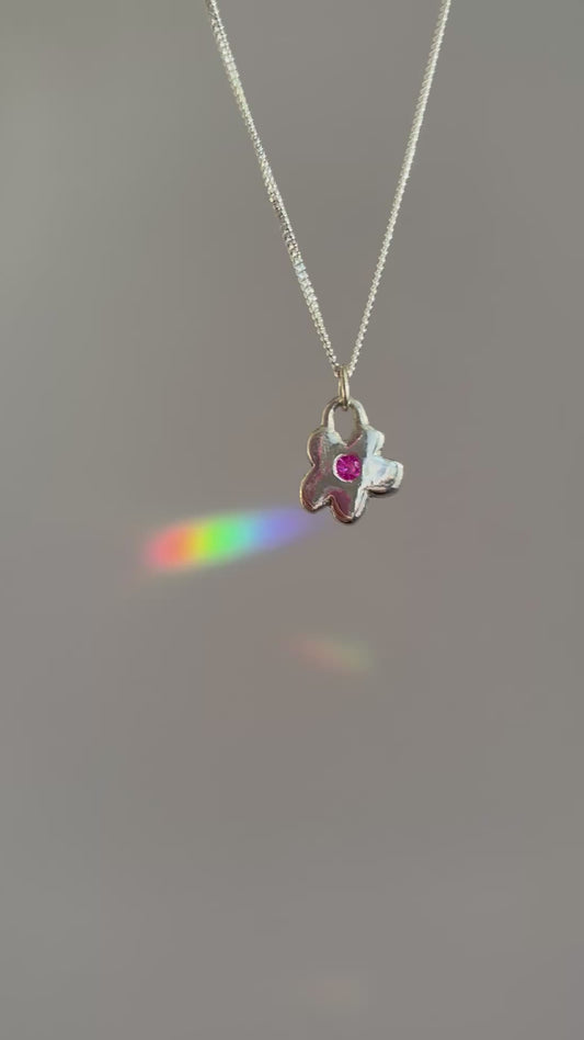 Imperfect Flower (fire pink)