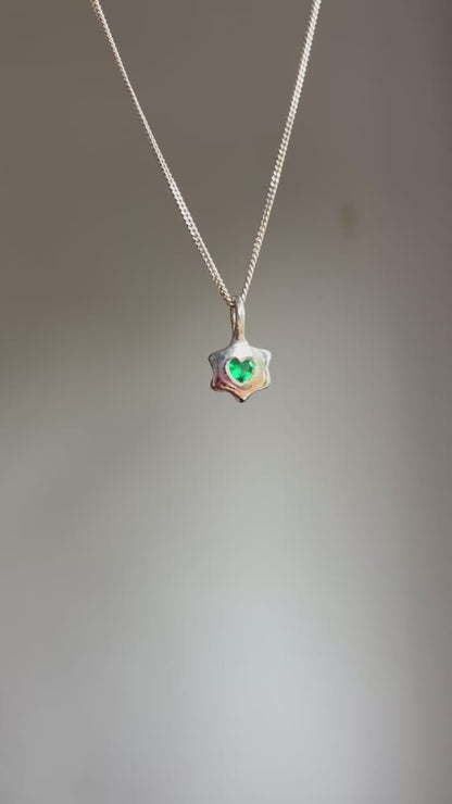 Emerald Clover charm